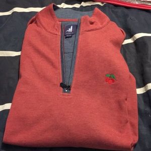 Johnnie-o quarter zip sweater - new